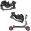 140mm Mechanical Disc Brake Caliper Reverse Mount for Bikes Scooters Skateboards  Performance 4