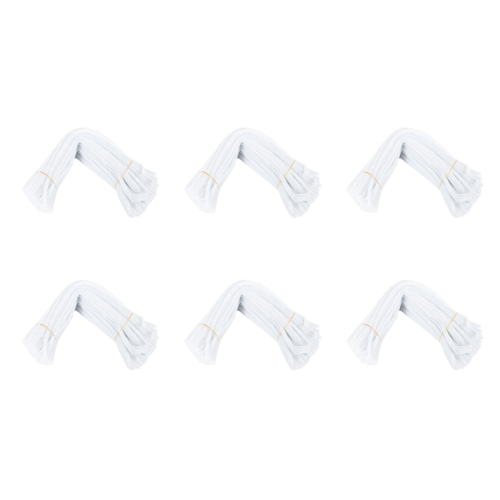 100 stuks 30 cm creatie pijpenragers, wit 1