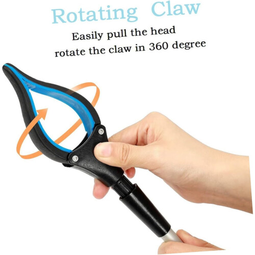 Leaf Grabber Tool Trash Reaching Assist For Elderly Strength Elastic Clamp Easy To Use 1