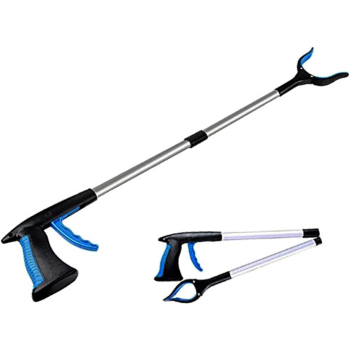 Leaf Grabber Tool Trash Reaching Assist For Elderly Strength Elastic Clamp Easy To Use 2