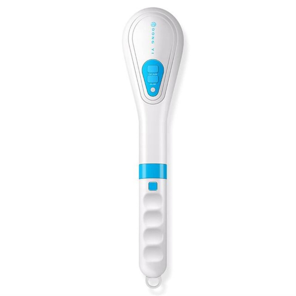 Electric Bath Brush with Long Handle, Rechargeable Spinning Body Exfoliating Brush for Shower