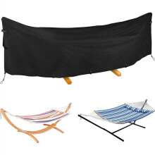 Waterproof Hammock Cover 420D Oxford Outdoor Protector UV Resistant Dust Shield for Patio Backyard
