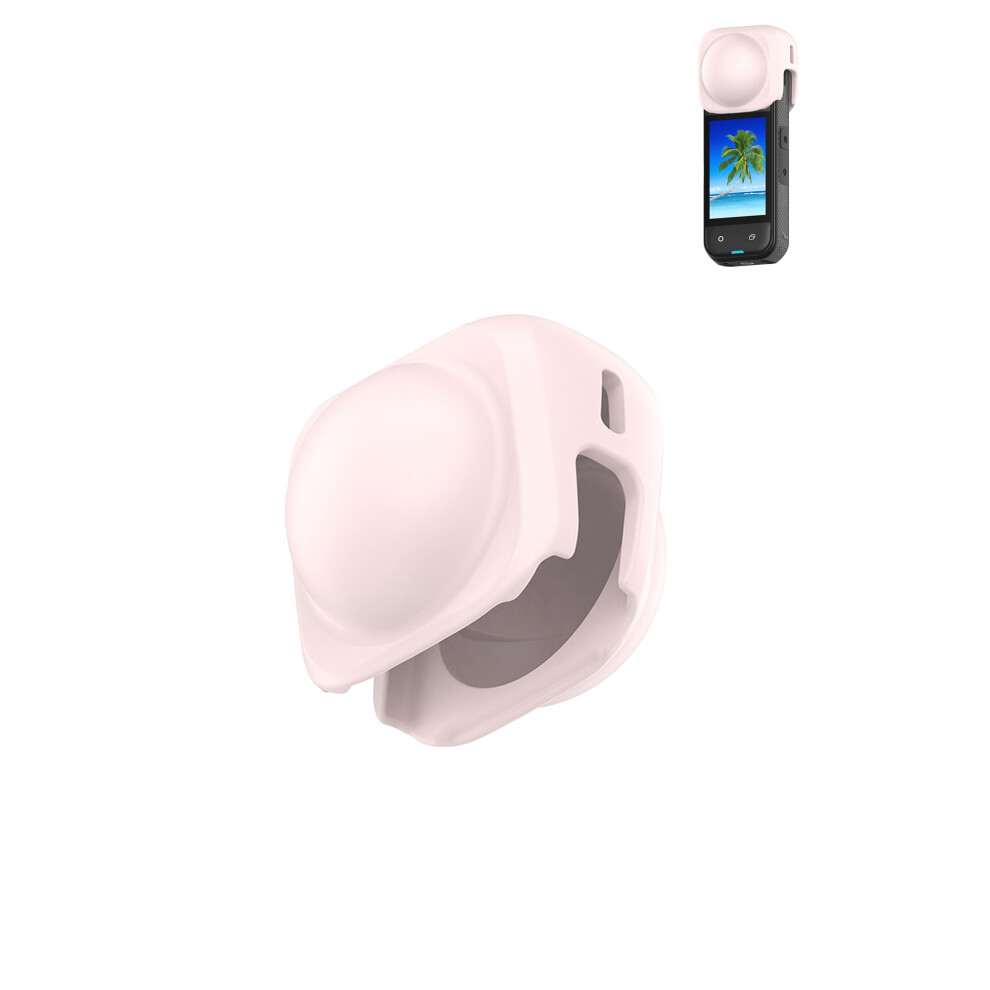 Silicone Lens Case Cover, Scratchresistant Dustproof Soft Shell, For Insta360 X5 X4 Pink 9174973633907
