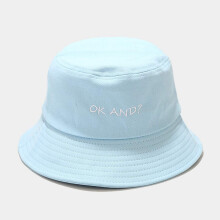 Light Blue Bucket Hat for Women and Men Sun Protection Lightweight Fashion Baseball Cap