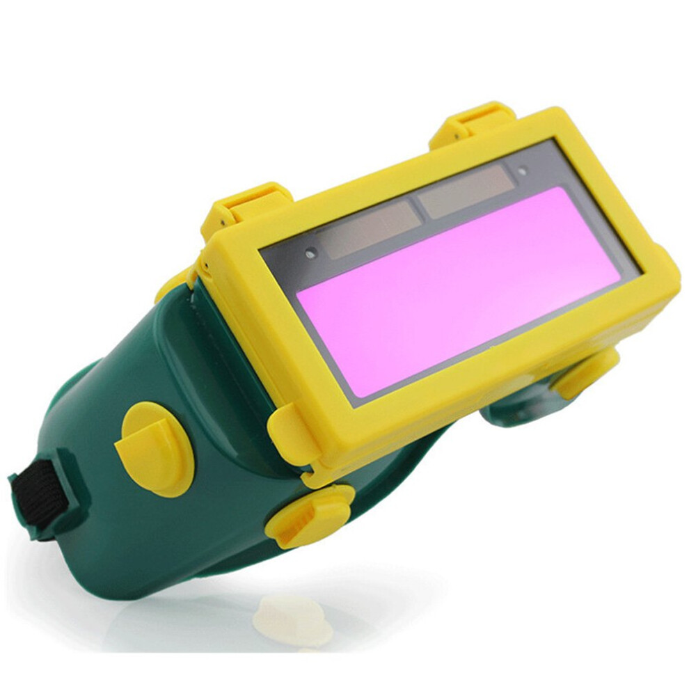 Solar Auto Darkening Lcd Welding Goggles, Welder Eyeshade, Welding Helmet Mask, Adjustable Headband 9174973635956