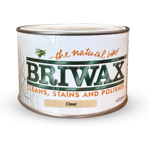 NEW Formula Briwax Wax Polish Clear 400g
