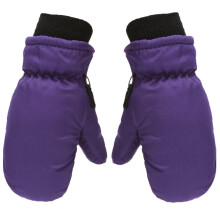 Windproof Winter Warm Outdoor Skating Snow Ski Gloves For Girls, Snowboarding Mittens, Dark Blue, S/M/L, Kids 25 Years