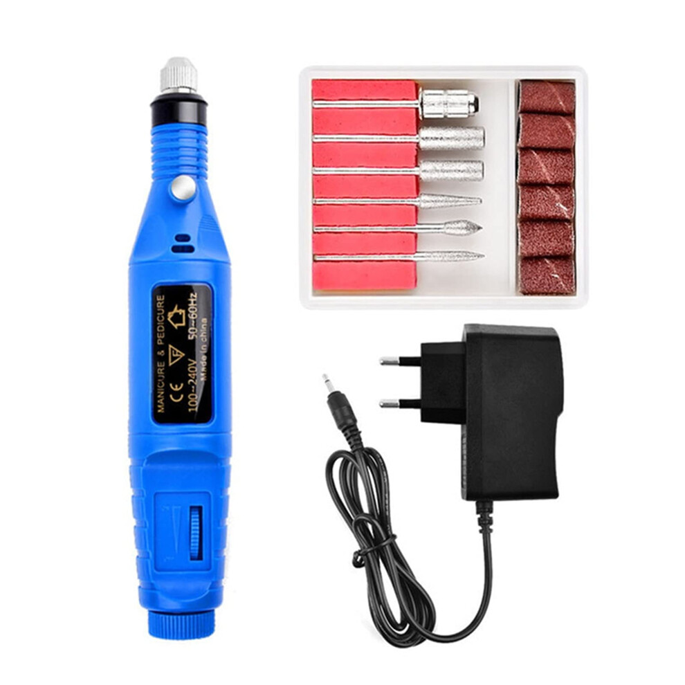 Electric Nail Drill Set with Low Noise Precision for Acrylic Gel Nails Manicure and Pedicure