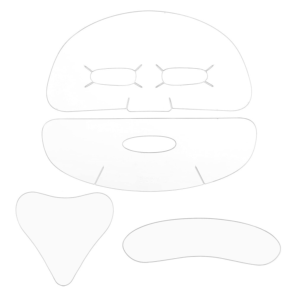 Silicone AntiWrinkle Pads Set with Wrinkle Smoothing Technology for Face Neck Chest Overnight