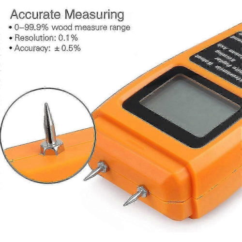 Professional moisture meter for carpentry and flooringBLACK 2
