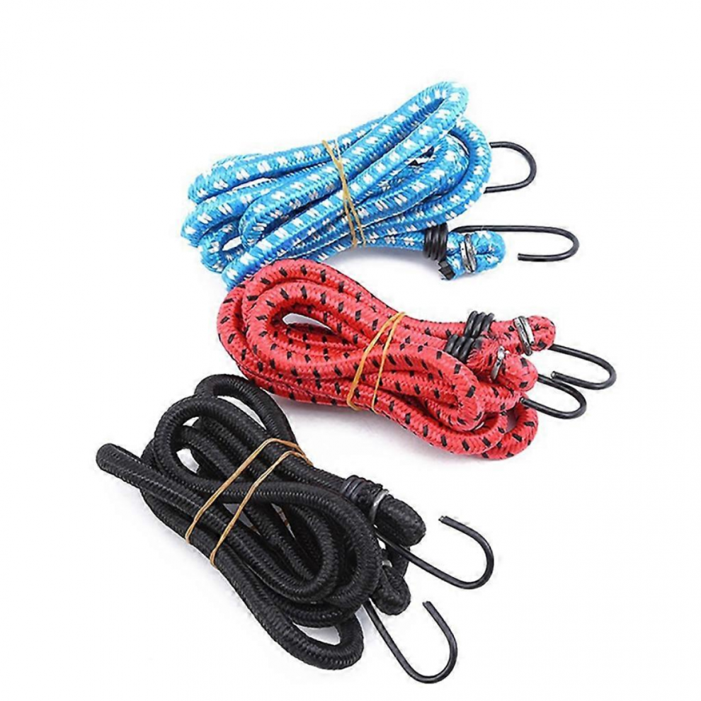 3Pcs Bungee Strap Bungee Cords For Securing Tarps Luggage Tent Weatherproofblack 5996097924754