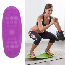 Sport Fitness Balance Board Set | Bands, core, stomach, arms, legs workout - improve balance with fitness equipment for homeB-green-Blue