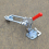 ZHOUBA 90 Degree Mechanical Iron Quick Holding Latch Type Pull Toggle Locking ClampWhite6.5x4cm 3