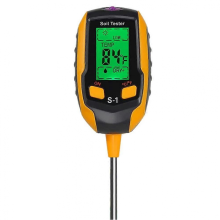 Soil PH Meter, 4 in 1 Soil Tester Moisture, Digital Plant Moisture Meter with PH/Temperature/Light