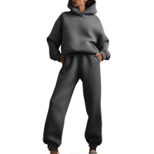 Sweatsuits for Women Set 2 Piece Hoodie Outfits Long Sleeve Pullover Tops Spring SweatshirtsCOFFEES