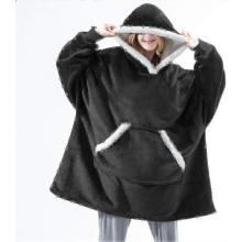 Blanket Sweatshirt Oversized Hoodie Wearable Blanket Soft Warm Comfortable Giant Front Pocket SPink