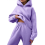 Tute da donna, set da 2 pezzi, completi con cappuccio, pullover a maniche lunghe, felpe primaverili 1