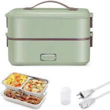 Electric Lunch Box, Heated Bento Box For Adult, 2 Layers Self Heating Lunch Box, Food Warmer