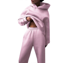 Sweatsuits for Women Set 2 Piece Hoodie Outfits Long Sleeve Pullover Tops Spring SweatshirtsDARK GRAY2XL