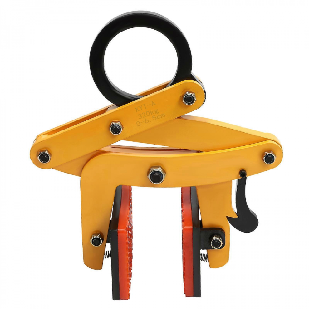 320Kg Lifting Pliers Edgestone Pliers Stone Pliers Jaw Opening 0-6.5Cm For Lift And Transport Timber Lumber Stoneblack 5996097931226