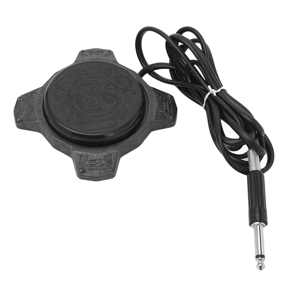 Silver Tattoo Foot Pedal With 360 Control, Nonslip Base, 1.85M Cable, Heavyduty Aluminum,