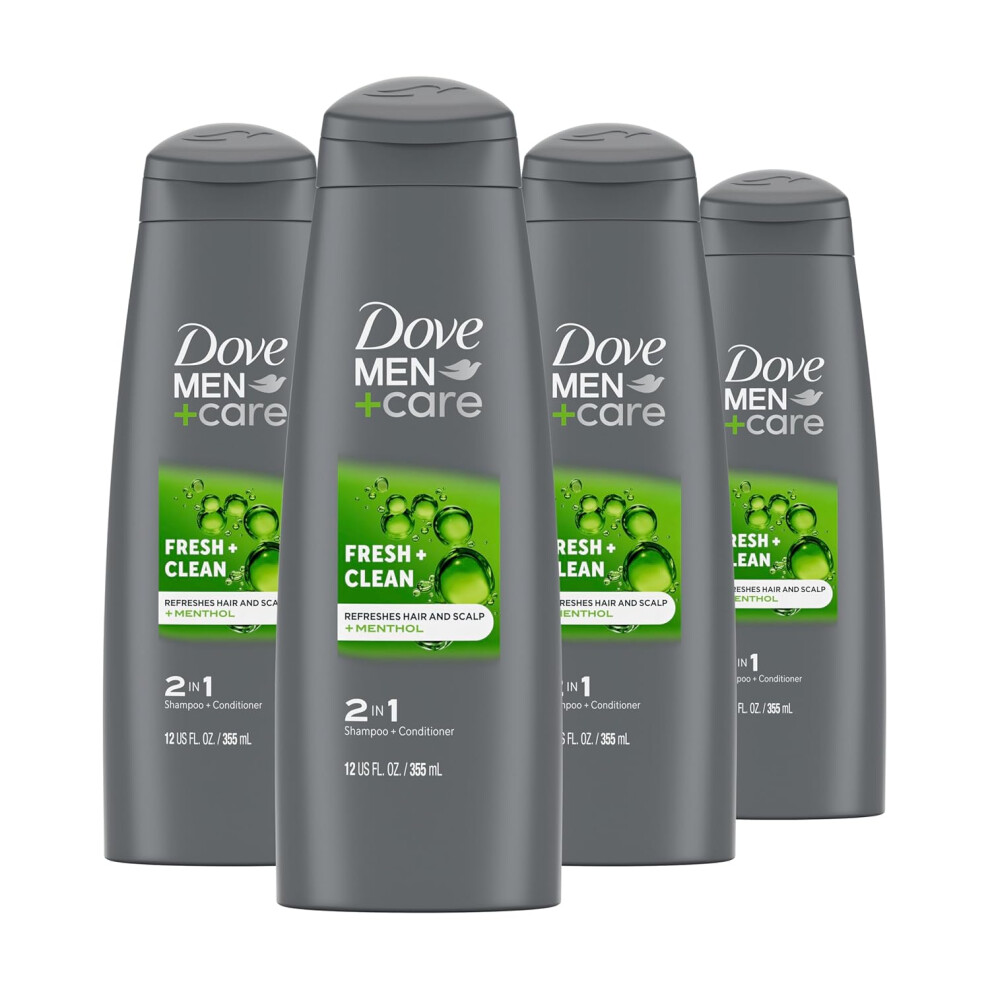 Dove Men + Care 2-In-1 Shampoo+Conditioner 4 Count