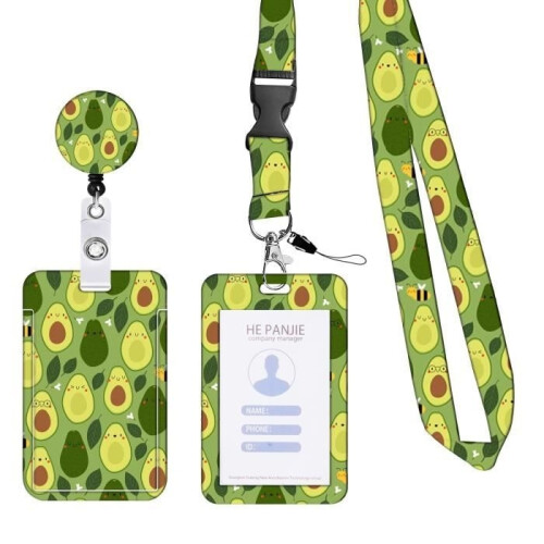 Card Holder - Unspecified - Neck Strap - Soft Lanyard - Detachable Clip - Double-Sided Print
