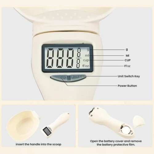 800g/0.1g Digital Kitchen Scale with LCD Screen, Precision Scale, Multifunctional Food Scale 1