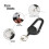 Retractable Keyring - Not specified - 2PCS - Black - Carabiner - Lanyard included 3