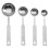 Set 4 misurini e utensili da cucina, in acciaio inox 3