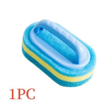 Spülbürste, Scheuerbürste, Reinigungsbürste, kratzfest, Reinigungsschwamm mit Griff, für