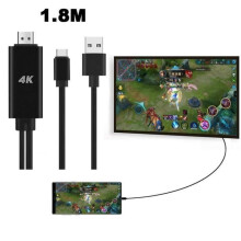 USB Type-C to HDMI 4K TV Cable HDTV Digital AV Adapter for Samsung Note 9 CTB1F
