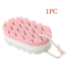 Sponges, Massage Body Sponge, Exfoliating Cleansing Sponge, Bath Sponge with Rope, for bathtub, bathroom