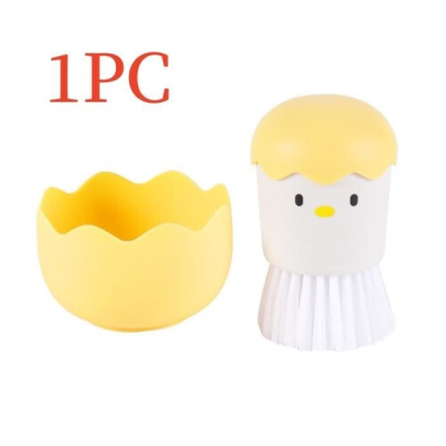 Dish Brush, Creative Scrub Brush, Eggshell Handle Brush, Decontamination, Scratch-Resistant, for Sink, Kitchen, Cleaning