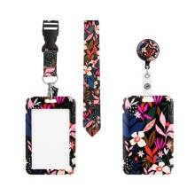 Beschermhoes voor identiteitskaarten, met koord, nekband, ID-badgehouder voor dames.