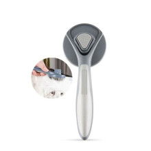 Selbstreinigende Bürste für kleine Hunde und Katzen, ergonomisches Design, kratzt nicht auf der Haut, für Tierhaare
