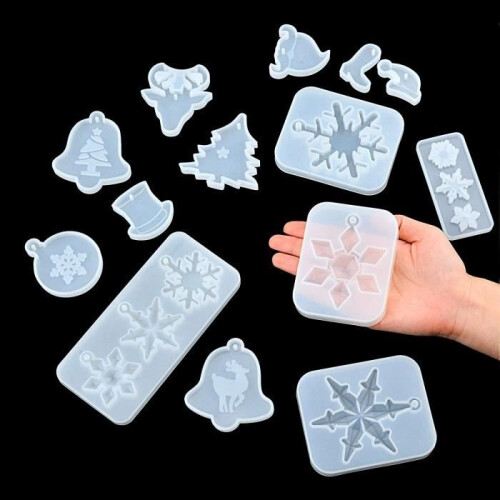 Silicone molds - Not specified - 14 pieces - Christmas designs - Easy to unmold - Durable 1