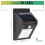 Outdoor floor lamp - Solar powered - 30 LEDs - PIR motion sensor - Waterproof - Black 1