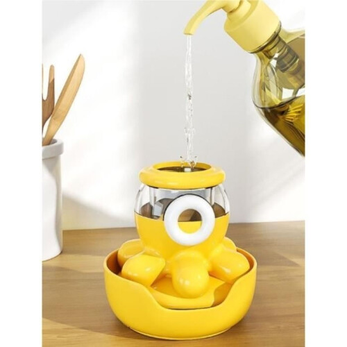 Dish Brush, Multifunctional Cleaning Brush, Hand Brush, Palm Soap Dispenser + Squeeze Function, for Kitchen 2