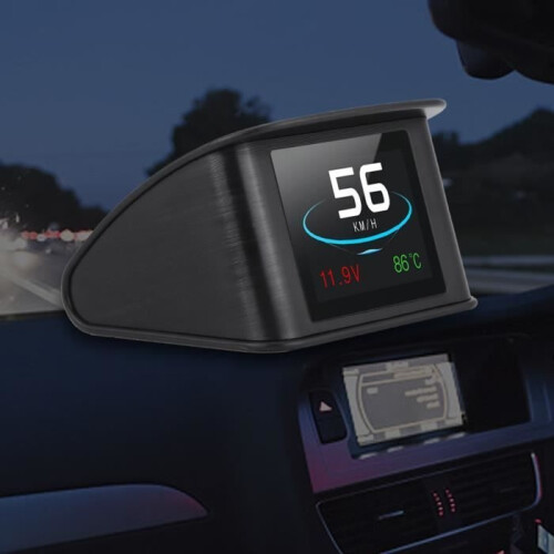 P10 Universal Car HUD Head-Up Display Προειδοποίηση ταχύτητας OBD2 Προβολέας κατανάλωσης καυσίμου RP 1