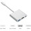 USB-C-HDMI-sovitin - Apple - 4K - USB 3.0 - Macbook-yhteensopiva - Harmaa 1