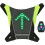 Reflective Backpack - FOLAYA - Grey - Rechargeable LED - Cycling Safety - Waterproof 1
