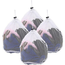 Wasnet, 4-delige waszak, wasnet voor wasmachine, wasnet, waszak van mesh voor ondergoed.