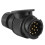13-Pin Portable Trailer Plug, 12V EU Connector Accessory for RV Trailers 1