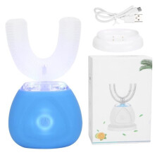 Garosa U-Shaped Toothbrush, Waterproof Electric U-Shaped Ultrasonic Toothbrush for