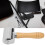FDIT Leather Roller Tool - Creaser Edge - Smooth Surface - Stainless Steel 2