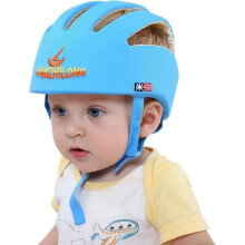 Casco Protettivo Antiurto Bambino - LOVEBAY - Blu - Taglia 43-53 cm - 100% Cotone