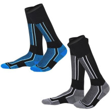 2 Paar Skisocken, Herren-Skisocken, VIPITH Hochleistungs-Thermosocken zum Snowboarden und Winterwandern