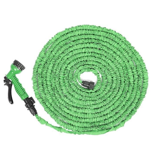 OHMG Expandable Garden Hose - 175FT - 7 Spray Modes - Green 1