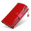 Women's Genuine Leather Wallet, Large Capacity, RFID Blocking, Long Zipper Closure - Red 1